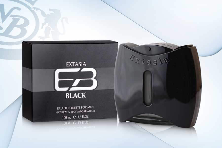 EXTASIA BLACK MEN - Intensives Herrenparfum mit holzig-orientalischen Noten – Bild 2